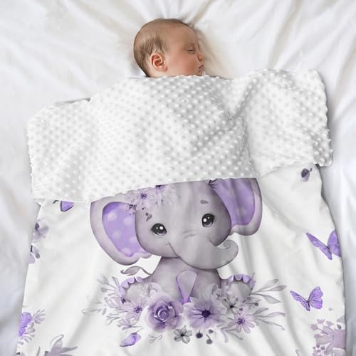 Personalized Baby Blanket with Name - Super Soft Custom Blanket for Newborn