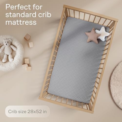 Niagara 2 Pack Bamboo Viscose Waterproof Crib Mattress Protector