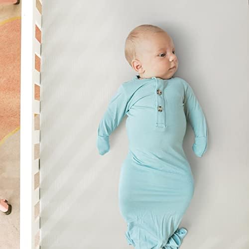 GRSSDER Muslin Crib Sheets 2 Pack 100 Cotton Safe Fit 52 x 28