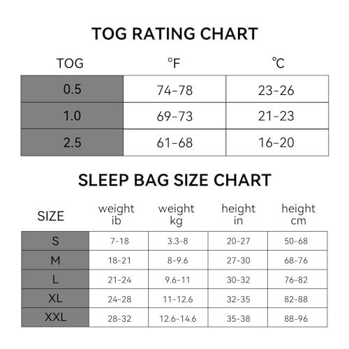 BubblePanda Bamboo Rayon Sleep Sack for 12-18 Months