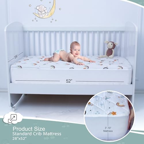 Sava Kids Organic Cotton Crib Mattress Protector and Sheet