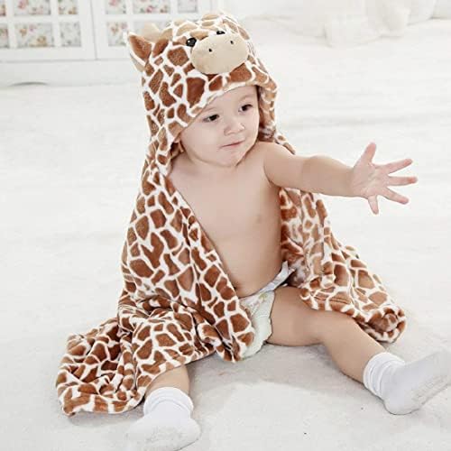 Gneliwm Baby Hooded Swaddle Wrap Blanket