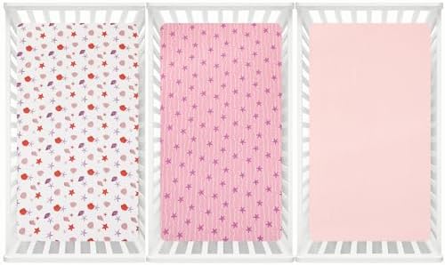 Davids Kids 3 Pack Fitted Crib Sheets