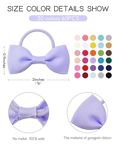 Jollybows 20pcs Baby Girls Hair Bows Headbands