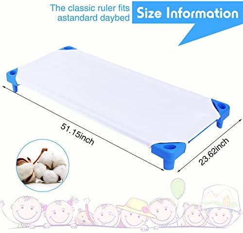 30 Pcs Daycare Cot Sheets Pure Cotton Breathable White Standard Size