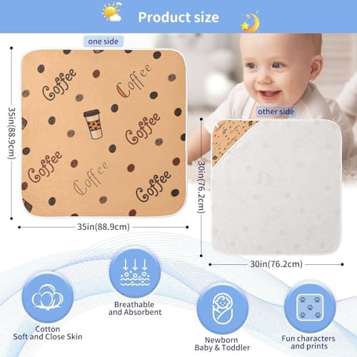 Caikeny Baby Hooded Towel for Newborns 30x30 Inch