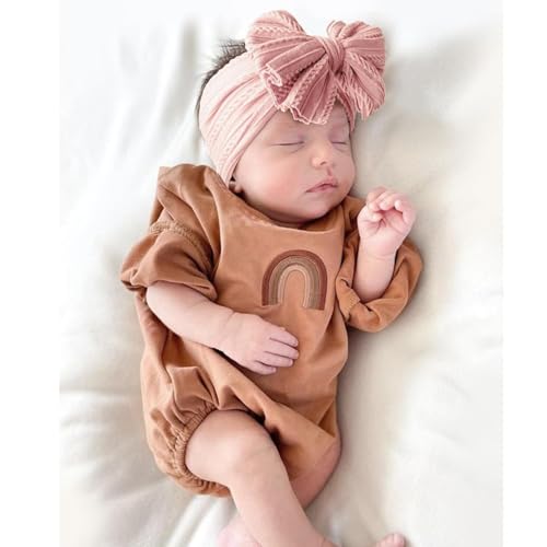 Niceye Handmade Soft Stretchy Baby Headbands with Bows