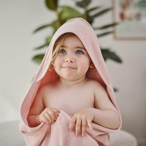 Huxie Organic Cotton Baby Hooded Towel - 32 x 32