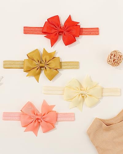Jollybows 40PCS Baby Girls Grosgrain Ribbon Headbands