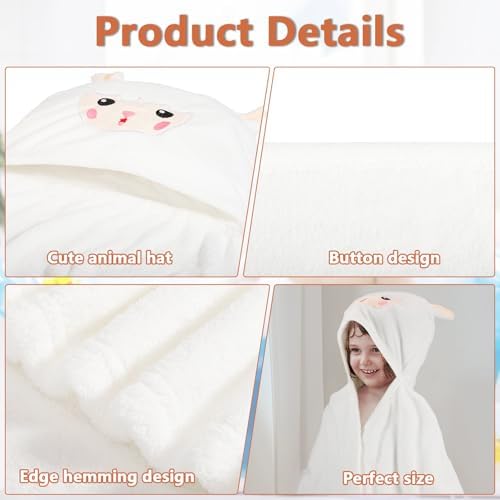 Vyndicca 2 Pack Hooded Towel for Babies