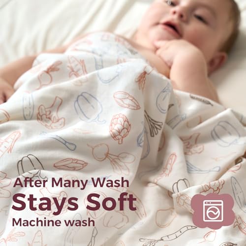 Momcozy Best Wishes Baby Towel Set with Hood - Soft Absorbent