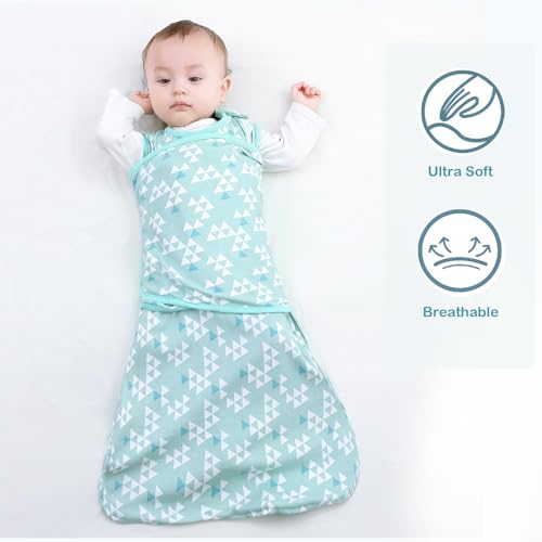 AugTwig 3-Way Adjustable Sleep Sack Swaddle 3-6 Months
