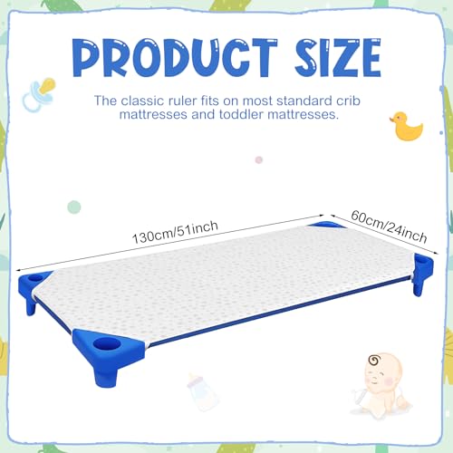 Peryiter 6 Pcs Crib Sheets with Star Pattern and Elastic Loops