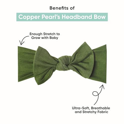 Copper Pearl Jurassic Park Fossils Baby Headband Bow