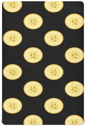Tropical Banana Slices Crib Sheets for Baby Toddler