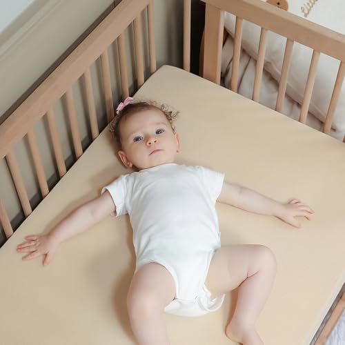 2 Pack Muslin Crib Sheets for Boys Girls 100 Cotton