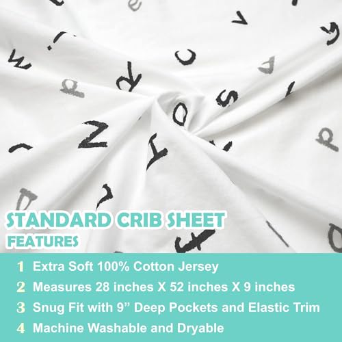 American Baby Company 3 Pack Cotton Crib Sheets