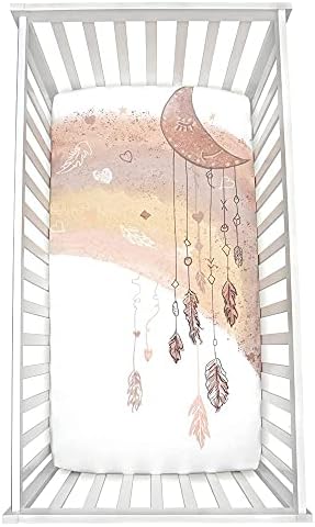JumpOff Jo Fitted Crib Sheet - Rainbow Dream Catcher