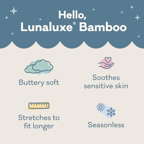 Little Sleepies Baby Crib Sheets - Soft Stretchy and Season-Ready