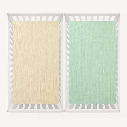 Davids Kids Muslin Crib Sheets 2 Pack
