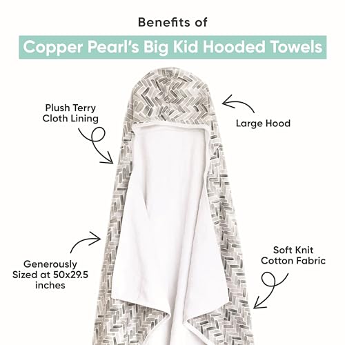 Copper Pearl Hooded Bath Towels for Kids and Babies