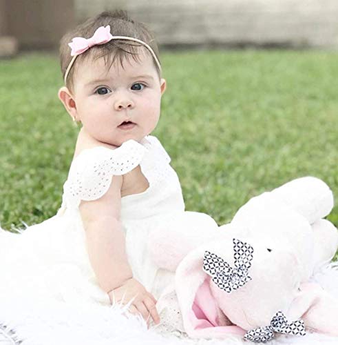 Vanaguelite Pastel Rainbow Mini Bows for Newborns