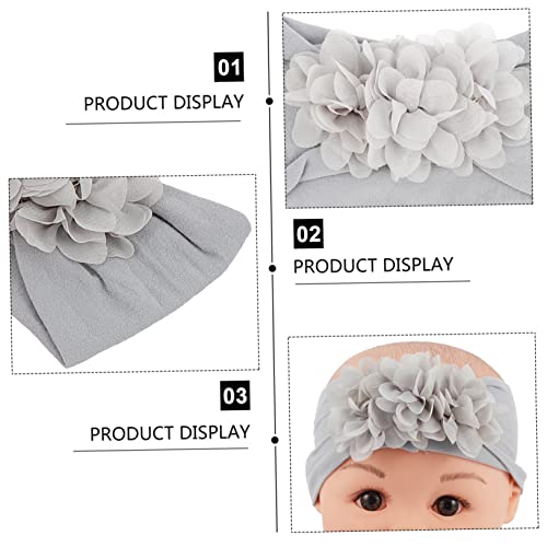 PartyKindom 3 Pcs Baby Bow Headbands for Girls and Boys