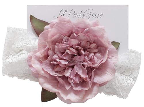 Baby Girl Flower Headbands Handmade Lace Hair Bows for Infant and Kids