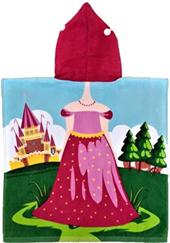 Cinderella Hooded Poncho Towel for Kids