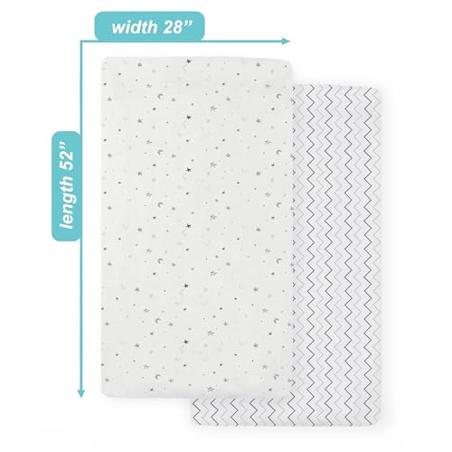 American Baby Company 2 Pack Cotton Fitted Crib Sheets