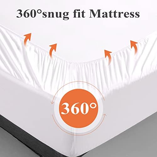 Shunjie Home Bamboo Viscose Crib Sheet 52x288 Inch