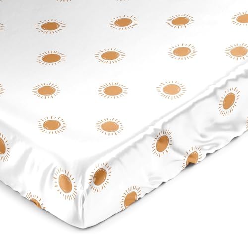Sweet Jojo Designs Orange White Boho Crib Sheet