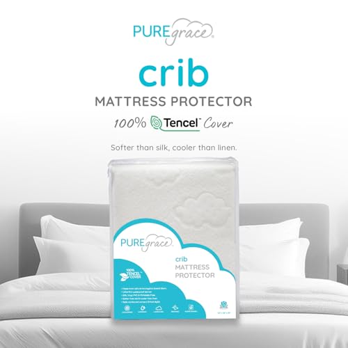 PUREgrace Tencel Mattress Protector for Cribs Todlers