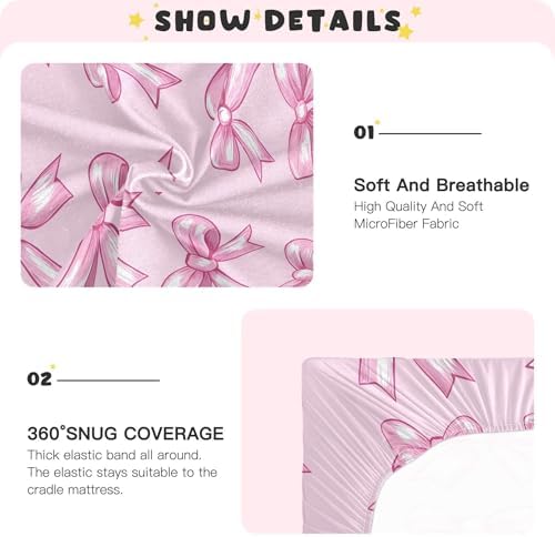 Qilmy Soft Breathable Crib Sheet for Baby 1