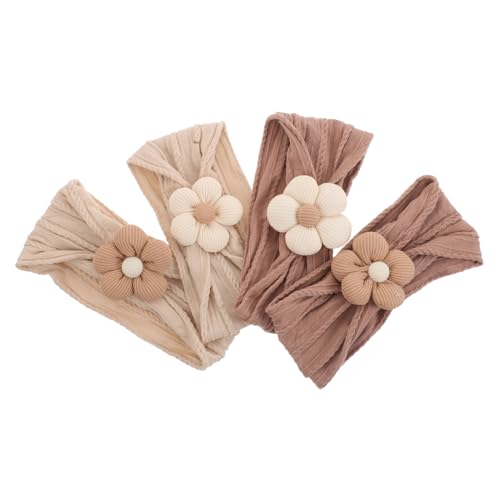 BESPORTBLE 4Pcs Floral Headbands for Newborns Kids