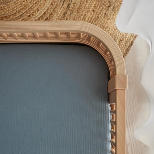 Huxie Organic Cotton Muslin Crib Sheets 28 x 52 2-Pack