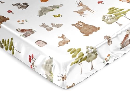 Sweet Jojo Designs Woodland Forest Animals Crib Sheet
