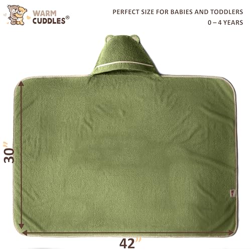 Warm Cuddles Premium Toddler Towel with Hood