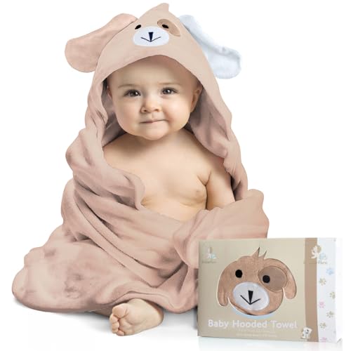 Premium Baby Towels with Hood - Brown