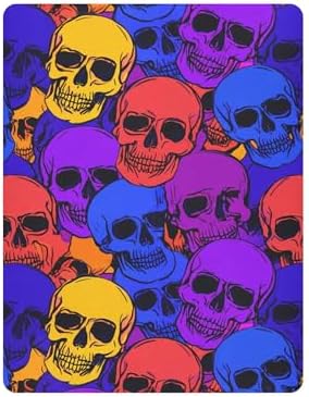 Qilmy Halloween Skull Fitted Crib Sheet Soft Baby Bedding