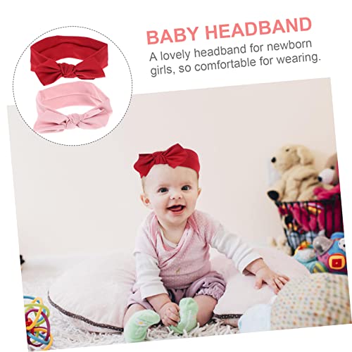 2pcs Baby Headbands with Bow for Girls