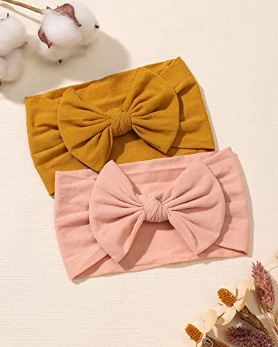 20pcs Baby Headbands with Bow Elastic Hairband
