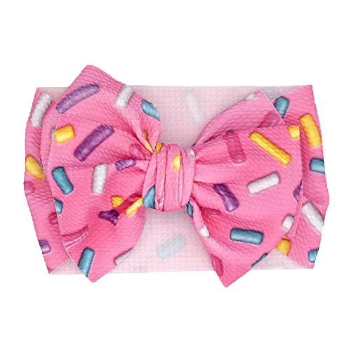 GEZISAN 8PCS Baby Headbands with Hair Bows for Newborn Girls