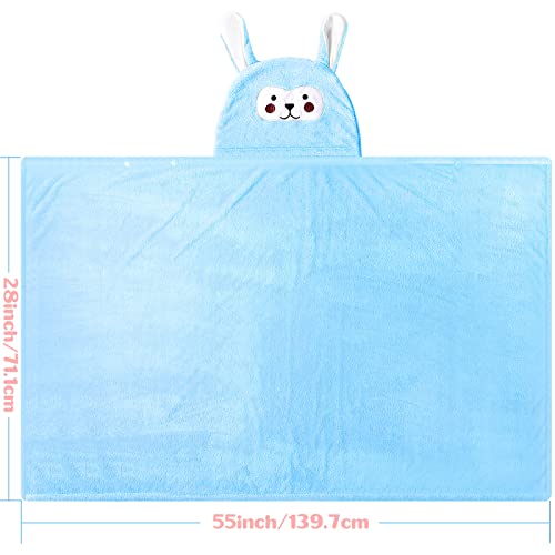 Kenning 4 Pack Toddler Bath Towels with Hood 28x55 Inch