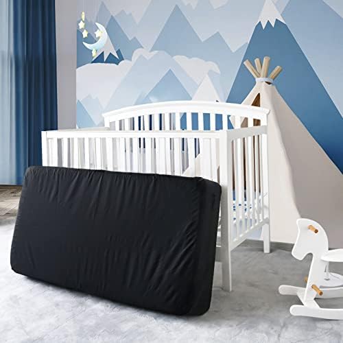 SPRINGSPIRIT Crib Mattress Bag - Waterproof Reusable Heavy Duty Black