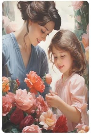 Wajiw Mothers Day Crib Sheets Soft Breathable Fitted 28x52In