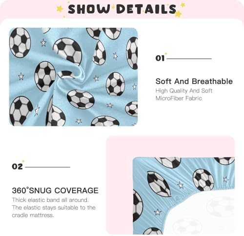 KICPOAY Soft Stretchy Crib Sheets for Baby Toddler