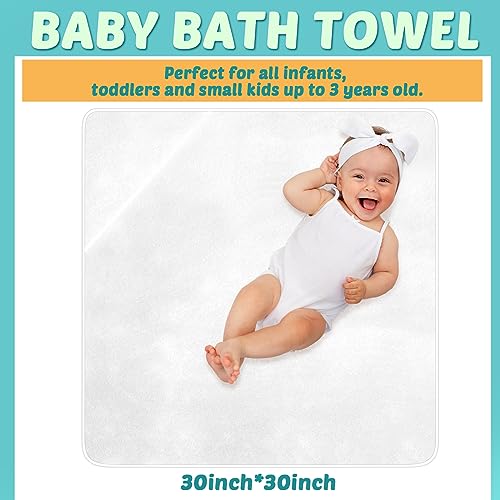 Chumia 6 Pack Baby Hooded Towels for Newborns and Toddlers