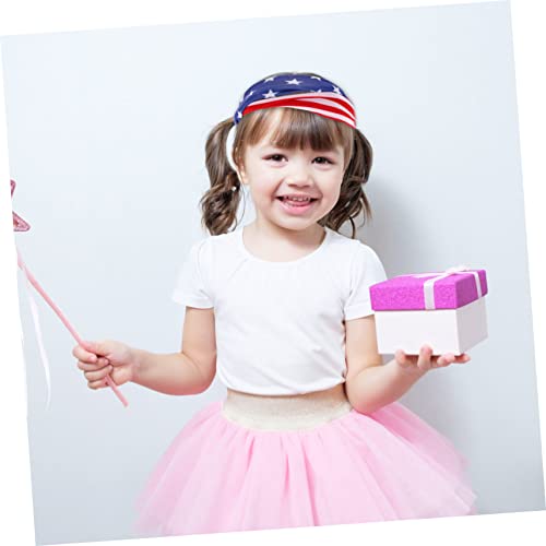 RORPOIR Newborn Photo Headband with American Flag Design
