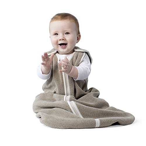 Baby Deedee Sleeping Bag - Premium Polar Fleece Mocha Medium 6-18 Months
